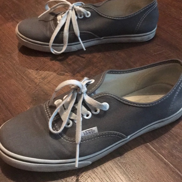 solid gray vans